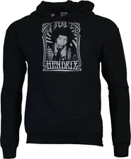 MENS Sweat Shirt-Jimi Hendrix Music - Pullover -Drawstring Hoodie Pockets