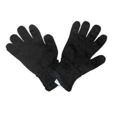 Style  Co Womens Solid Black Touchscreen Gloves One Size Recycled Materials New