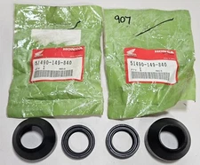 NEW Honda CB125S CR60R MB5 MT50S XL80S XL100S XR80 XR100 Oil Seal Front Fork Set