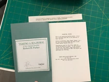 Taming a Sea-Horse - SIGNED, LIMITED 478/500 UNCORRECTED PROOF