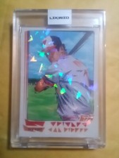 Topps Project 2020 Cal Ripken Jr ENCASED Rainbow Foil Likwid Auto True #1/1