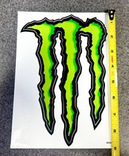 Monster Energy Stickers Decal 8.5 X 6 Inch 2 Pack Of Stickers Waterproof New Monster Energy Stickers Decal 8.5 X 6 Inch 2 Pack Of Stickers Waterproof New