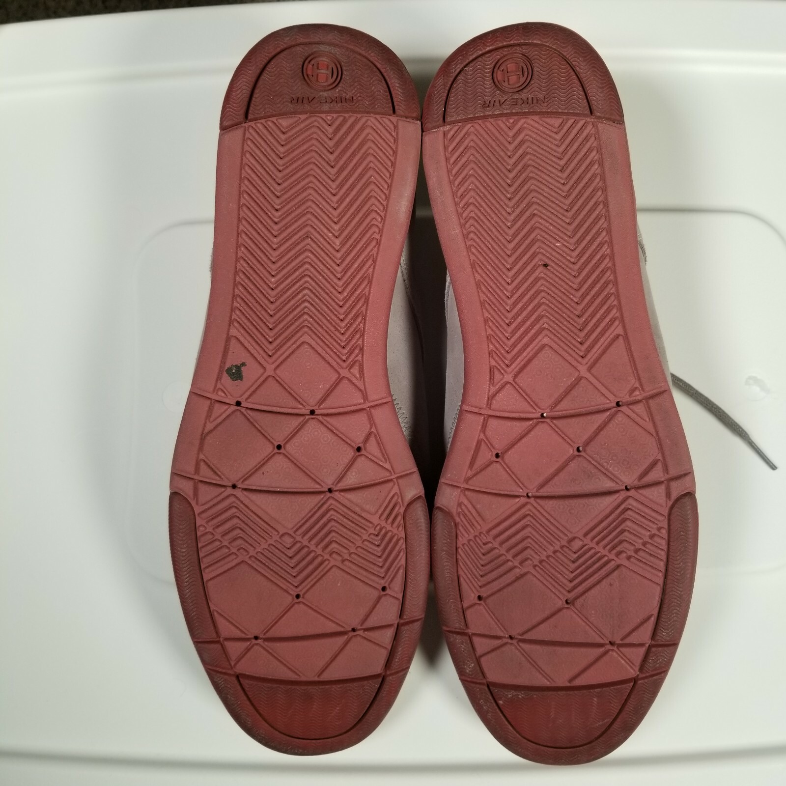 SAOLA 12 scarpe Cole Haan Air Jasper grigio chiaro da uomo Oxford a punta alare pizzo scamosciato suola rossa