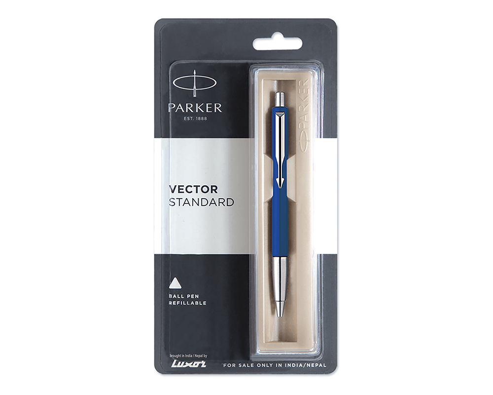 Parker Vector Standard CT Ball Pen With Blue Refill RT Click Pen