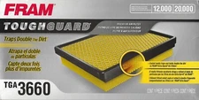 FRAM TOUGHGUARD PREMIUM AUTOMOTIVE AIR FILTER TGA3660 CAR REPLACEMENT