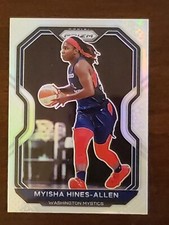 2021 Panini WNBA Prizm #40 Myisha Hines-Allen Silver Prizm Washington Mystics
