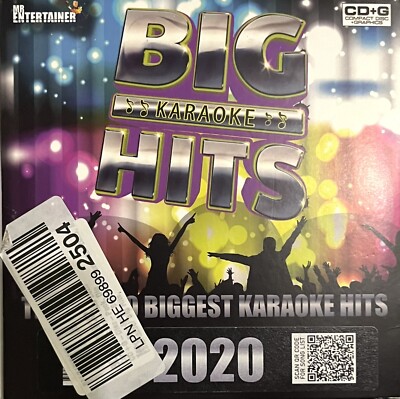 Karaoke Chart Hits 2020 CD+G-Disc-Pack Top 40 Pop Songs aus dem Jahr 2020 CD
