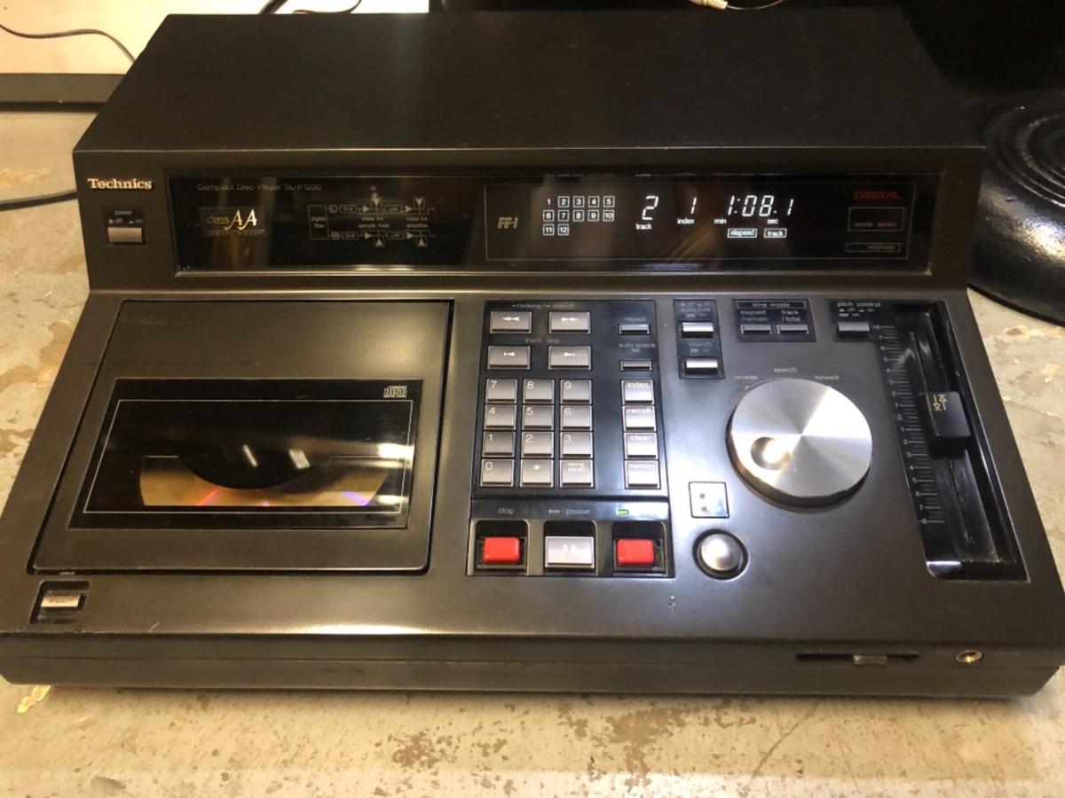 Technics テクニクス SL-P1200 CDプレーヤー ② Technics SL-P1200 Broadcast CD Player. Uber Rare! | eBay