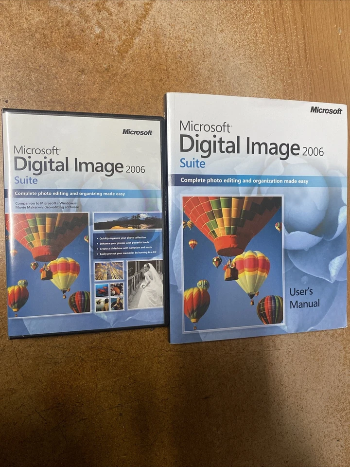 Microsoft Digital Image Suite 2006 PC 2 Disc Set Small Box Windows & Manual - Image 2 of 4