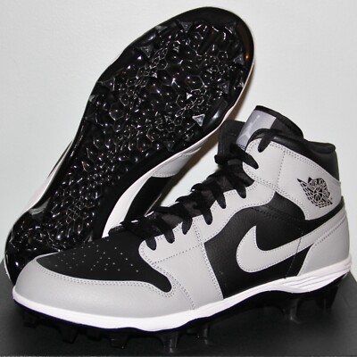 Jordan 1 Mid TD Shadow 2.0 Football Cleats Men 14 FJ6805-002 