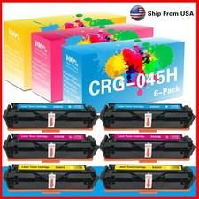 6PK CRG045H Toner Cartridge  Use for Satera LBP612C LBP611C  2C2M2Y