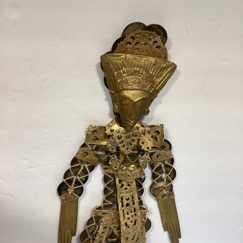 Antique Coin Vintage Handmade Prosperity Doll Traditional Indonesia Bali RARE - Picture 2 of 6