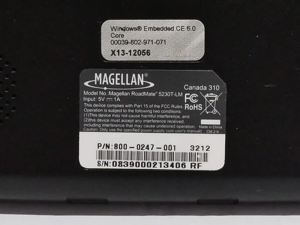 Magellan RoadMate 5230T-LM Car GPS System w/ Charger TESTED - Image 4 of 4