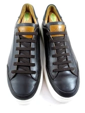 Allen Edmonds "OLIVER" Men's Slip-On Stretch Lace Sneakers 10.5 D Espresso(671N)