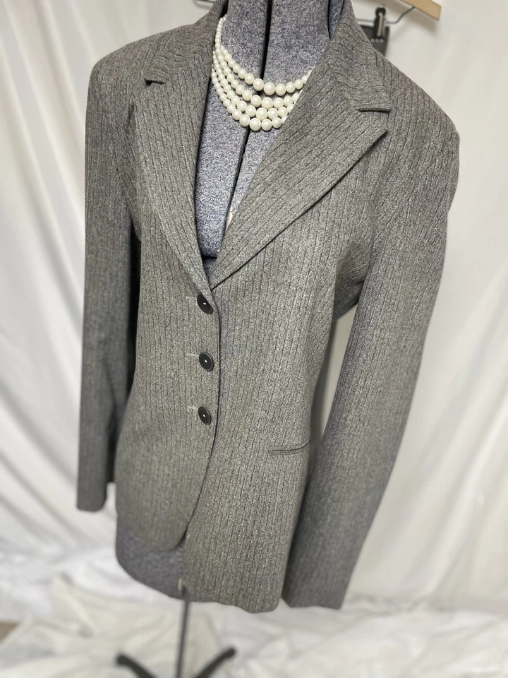 Terno calça Zanella feito na Itália tamanho 14 conjunto de duas peças mistura de algodão leve - Imagem 3 de 4