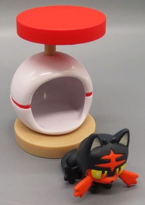 Litten 5cm Figure Pokemon Waku Waku Athletic Trading Figure Pre-owned Japan