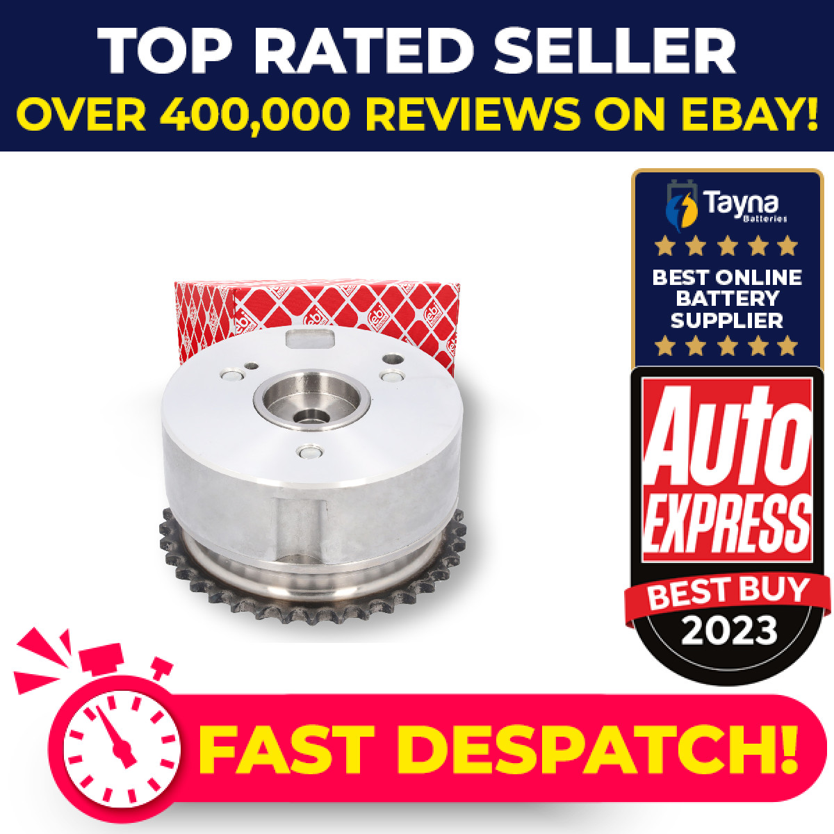 Camshaft Adjuster fits TOYOTA YARIS/VITZ KSP90 1.0 05 to 10 1KR-FE 135200Q010