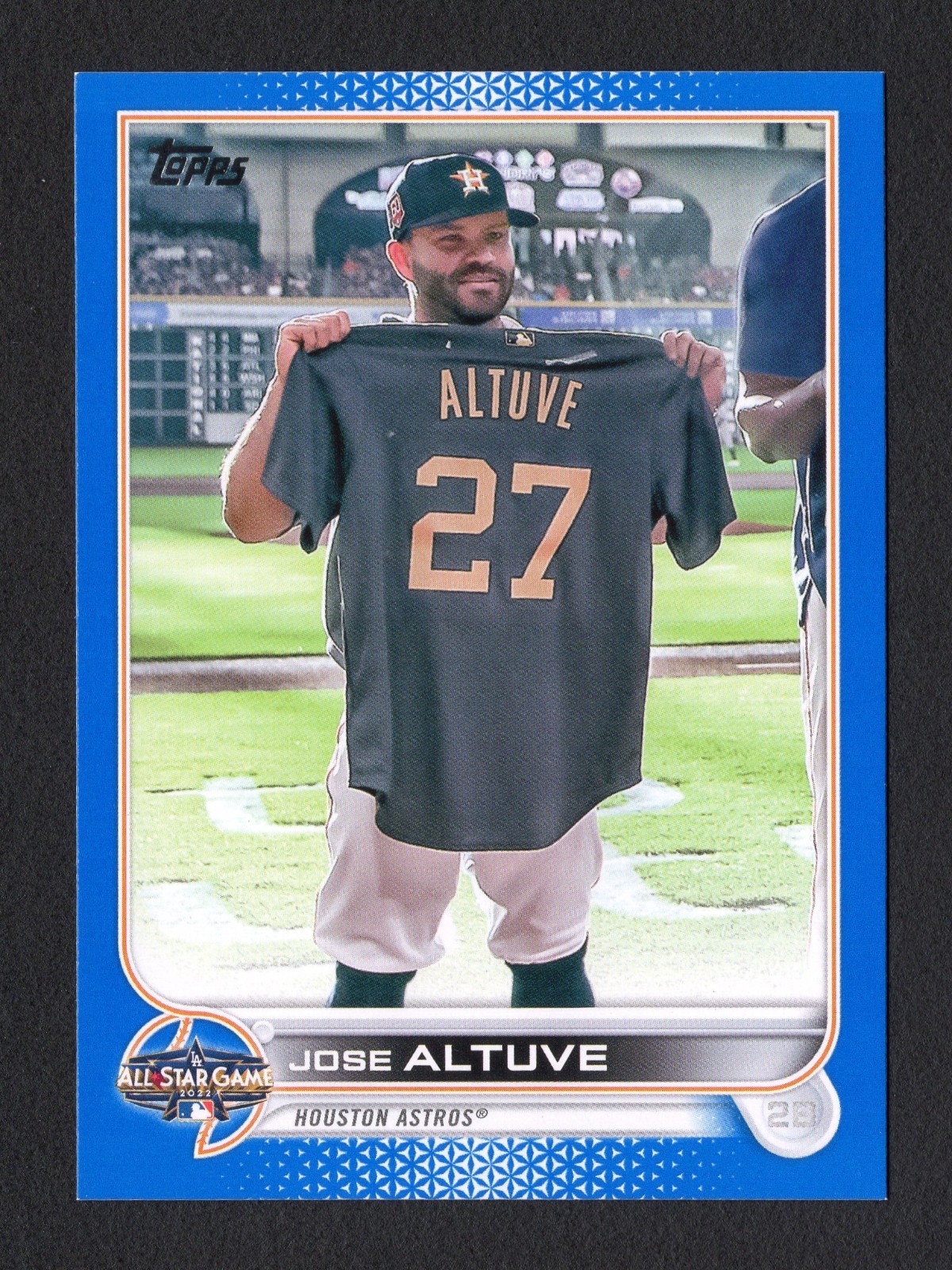 2022 Topps Update Series Jose Altuve #ASG-9 All-Star Game Blue