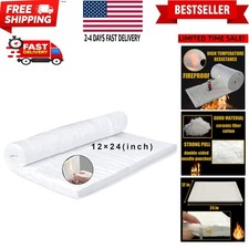 24" x12"x1" Thick Ceramic Fiber Blanket Fireproof Insulation Baffle Rated to ...