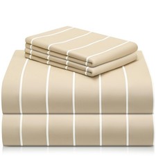 LuxClub 4 PC Full Size Sheet Set, Breathable Luxury Bed Sheets, Deep Pockets ...