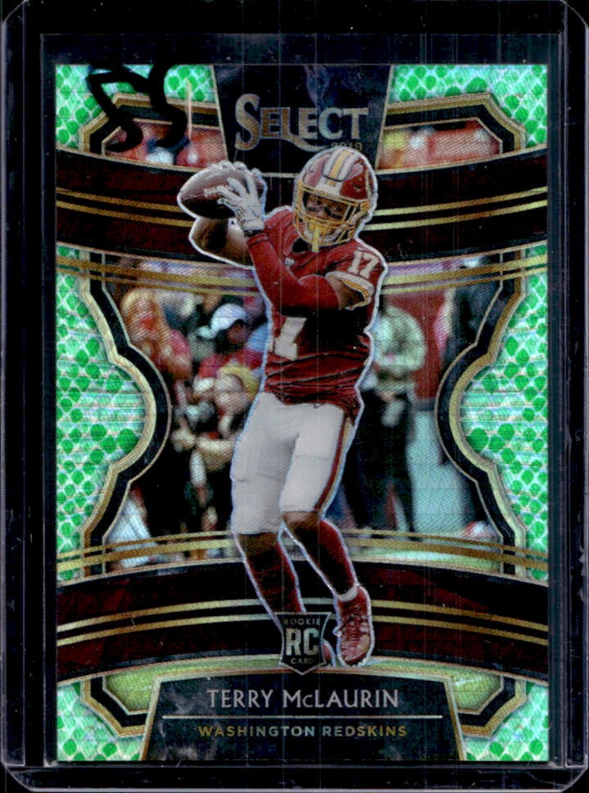 2019 Select Terry McLaurin RC Dragon Scale Prizm Concourse #12/88 Redskins