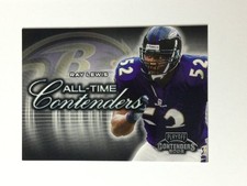 2002 Playoff Contenders #AT-2 Ray Lewis All-Time Contenders Baltimore Ravens