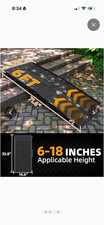 Tri-Fold Wheelchair Ramp Portable Anti-Slip 800lb 71.6in x 29.2in Black