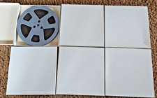 Lot of six (6) white box reel to reel tapes - open box but unused