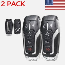 2pcs Replacement Key Fob Cover Shell Case For 2015-2017 Ford F-150 Smart Remote