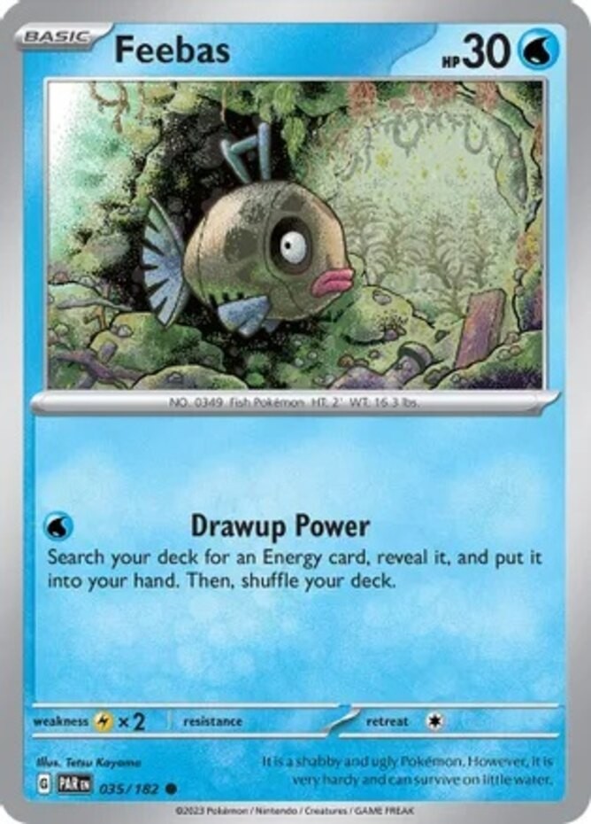 Feebas - 035/182 - Common - Reverse Holo - Near Mint