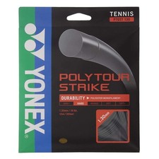 YONEX Poly Tour Strike Saitenset 12m-Schwarz, Unisex Adults Tennis String, Black