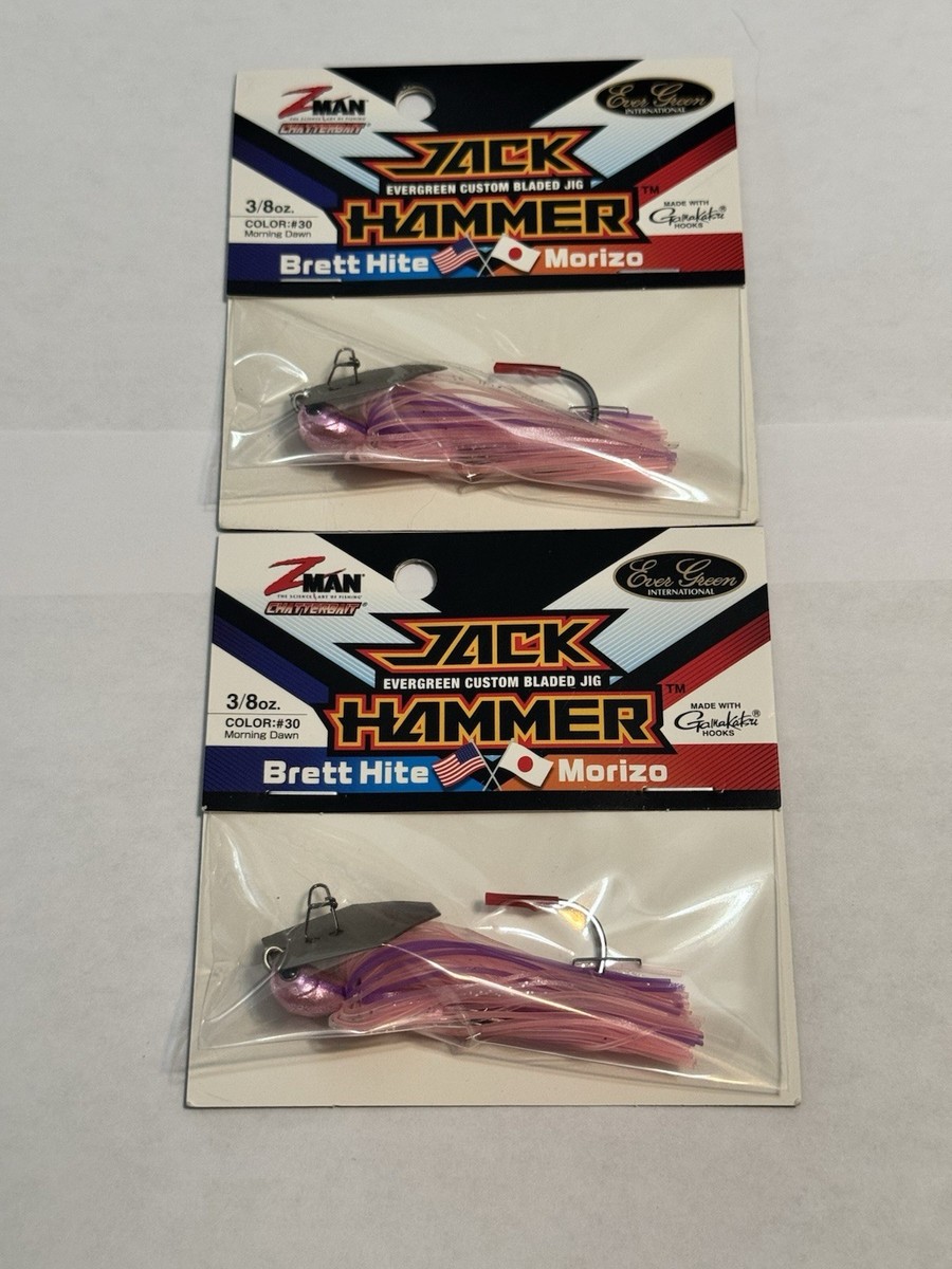 Lot Of 2 Z-man Jackhammer Chatterbait 3/8oz Morning Dawn | eBay