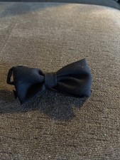 Black Bow Tie, Clip On In Back, Toddler Size