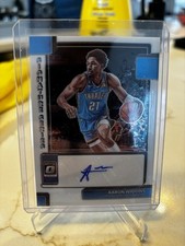 2022-23 Panini Donruss Optic Aaron Wiggins Auto Signature Series OKC