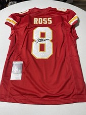 JUSTYN ROSS Kansas City Chiefs Custom Signed Autographed Jersey JSA COA XL