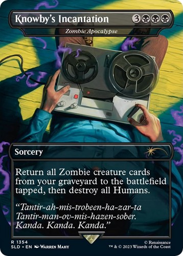 Knowby's Incantation (Secret Lair: Zombie Apocalypse) Foil