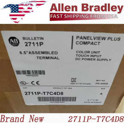 2711P-T7C4D8 AB 2711PT7C4D8 NEW PLC PanelView Plus 700 Color/Touch US