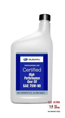 #ad Subaru 75W 90 High Performance Gear and Transmission Fluid 1 Quart $42.44