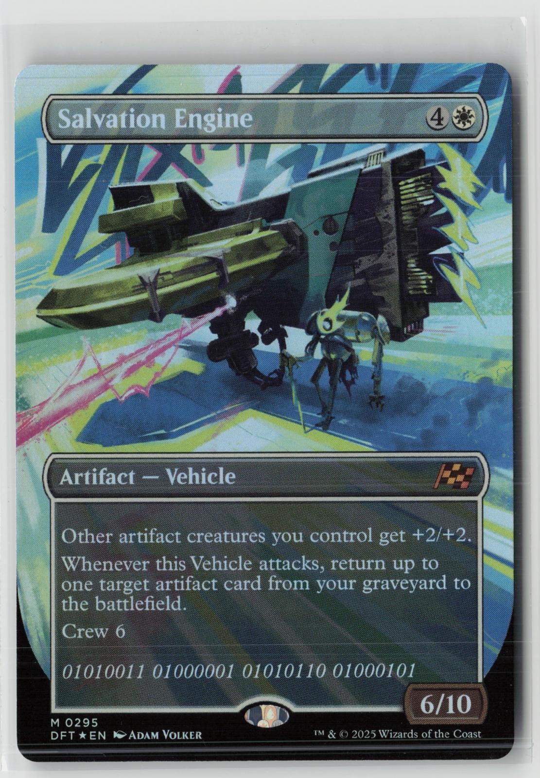Salvation Engine (Borderless) 295 Aetherdrift Magic: The Gathering Foil NM