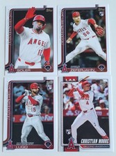 4 Card Lot- Topps Angels ⚾️ Cards (Soler, Zeferjahn RC, Lugo RC, Moore RC)