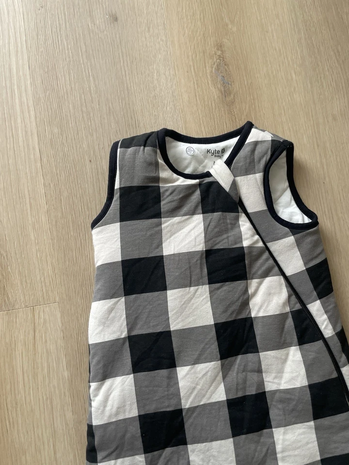 Saco de dormir Kyte bebé a cuadros 2,5 Tog nuevo sin etiquetas talla M Foto 4 de 4