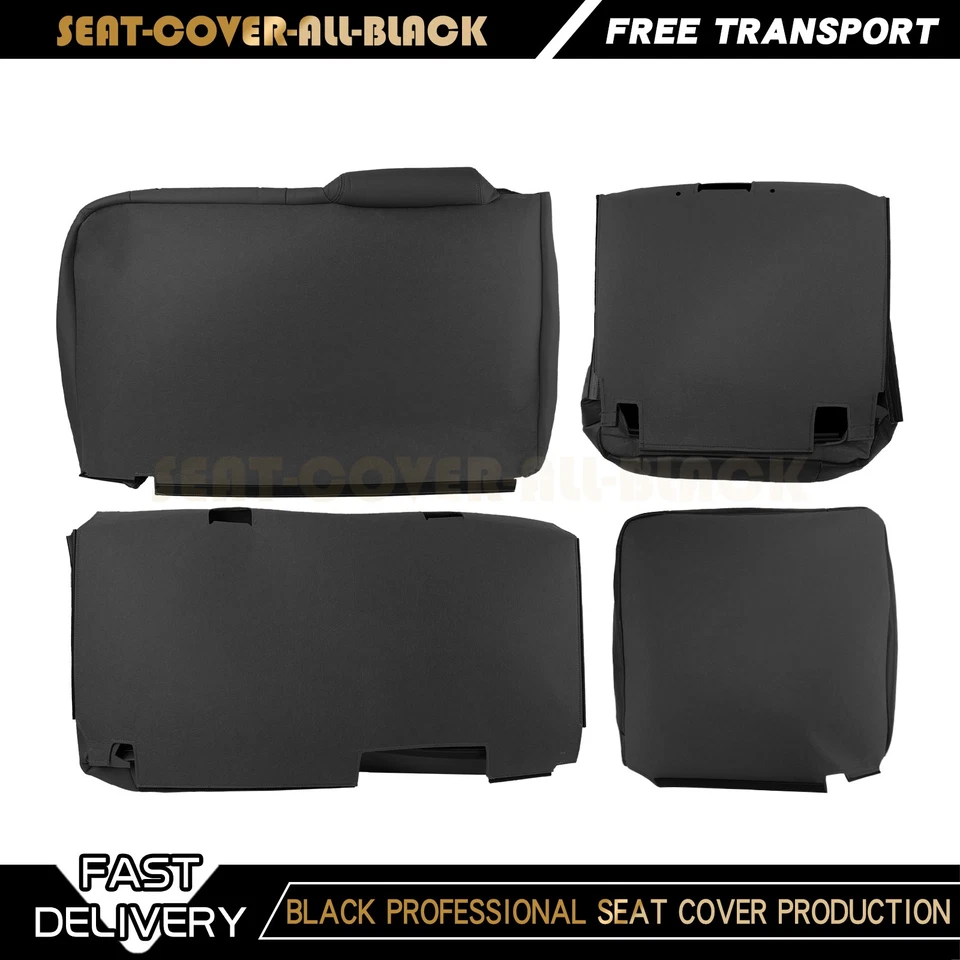 Chevy Tahoe Suburban For 2003 to 2006 REAR Row Leather Seat Cover Black Foto 2 de 4