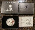 *No Reserve* 2022-W American Eagle 1 Oz Silver Proof | US Mint | 22EM, COA & OGP