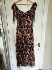 NEW lace & beads floral dress