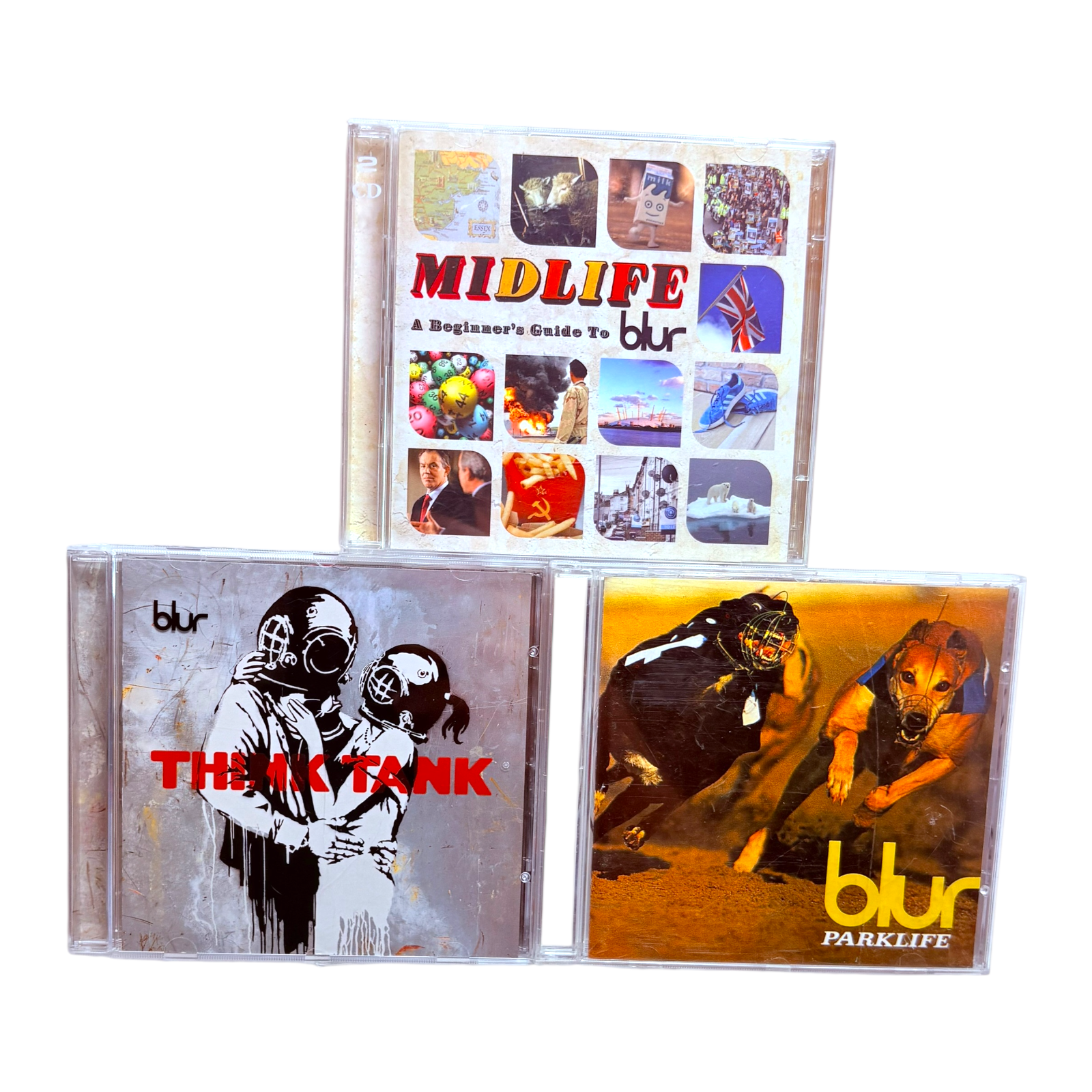 Blur ( CD Bundle ) -  Midlife (A Beginner's Guide 2 disc) Parklife & Think Tank