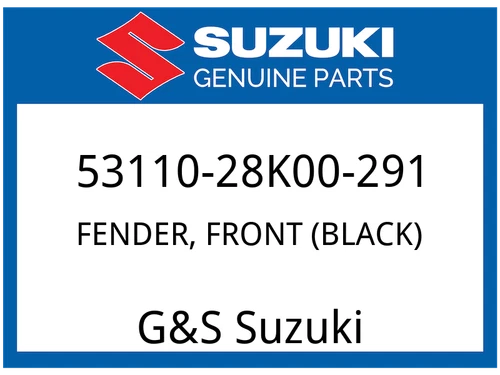 FENDER, FRONT (BLACK)