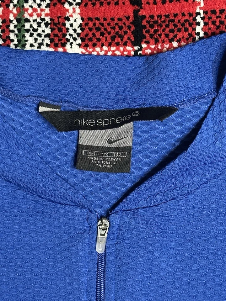 Nike Sphere Dri-FIT cycling jersey in blue with gray panels Size XXL - Image 4 of 4