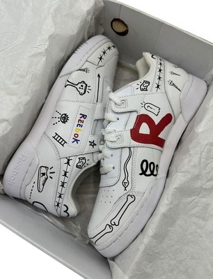 REEBOK TROUBLE ANDREW CLASSIC WORKOUT PLUS 3AM CN5896 WHITE MULTICOLOR 13 RARE