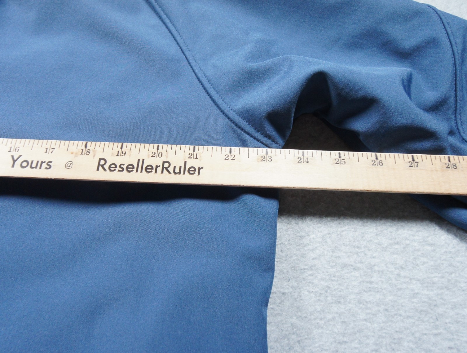 Apple Jacket Mens Medium Blue Softshell Computer … - image 12