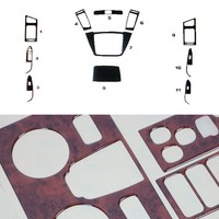Innenraum Dekor Cockpit FüR Hyundai I30 2007-2012 Wurzelholz Optik 11Tlg